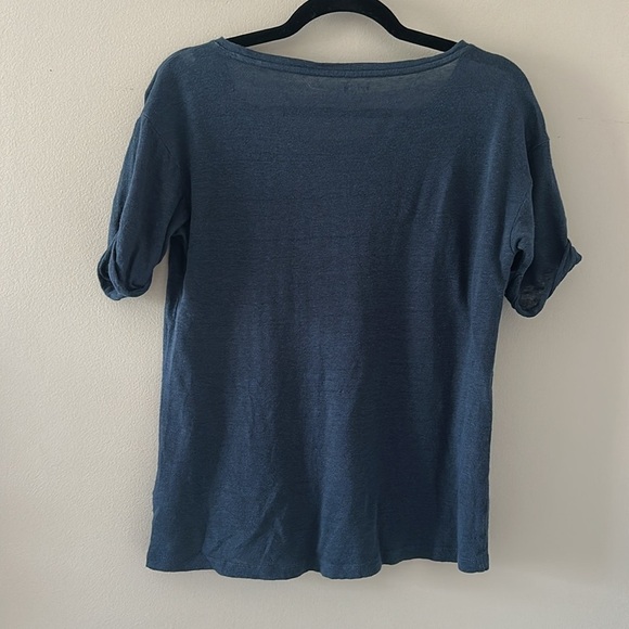 Bundle of Three J. Crew Women’s Linen Roll-Cuff Crewneck T-Shirts Tops Size XS - Picture 7 of 9